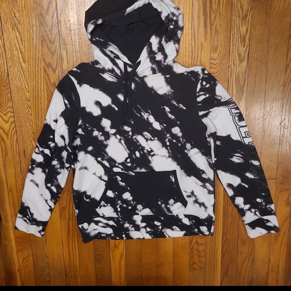 Small Hollister Monochrome Tie-Dye Hoodie